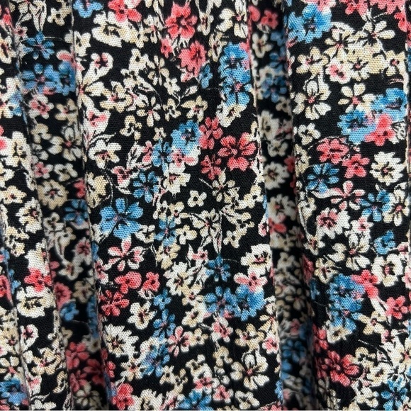 Mason & Belle Ditsy Floral Boho Embroidered Top with Tassels Size Medium - Picture 8 of 8